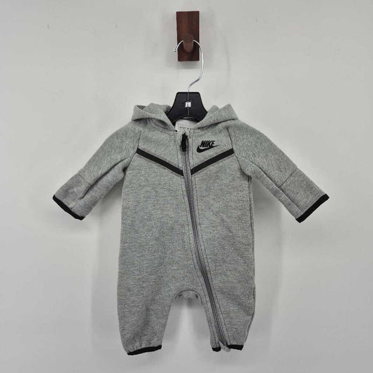 Zip up hooded romper