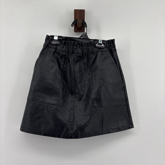 Faux Leather Skirt