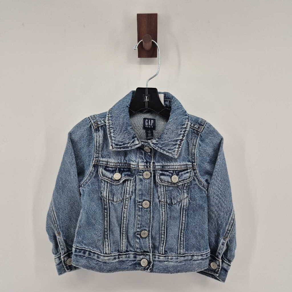 distressed denim jacket