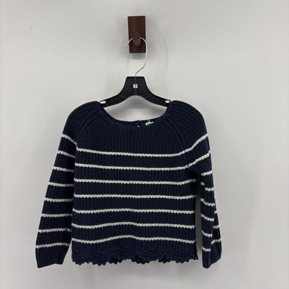 White Stripes, Knit, Scalloped Bottom