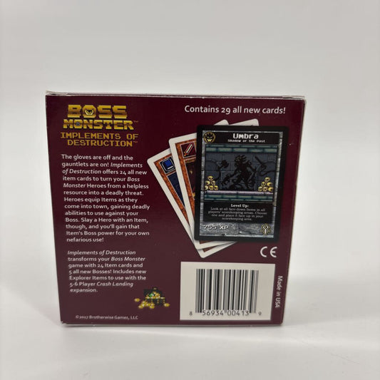 Boss Monster:Implements Of Destruction (All Cards)