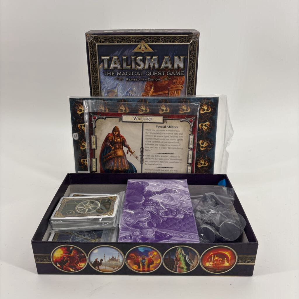 Talisman: The Magical Quest Game. The Firelands Expansion (All Pieces)