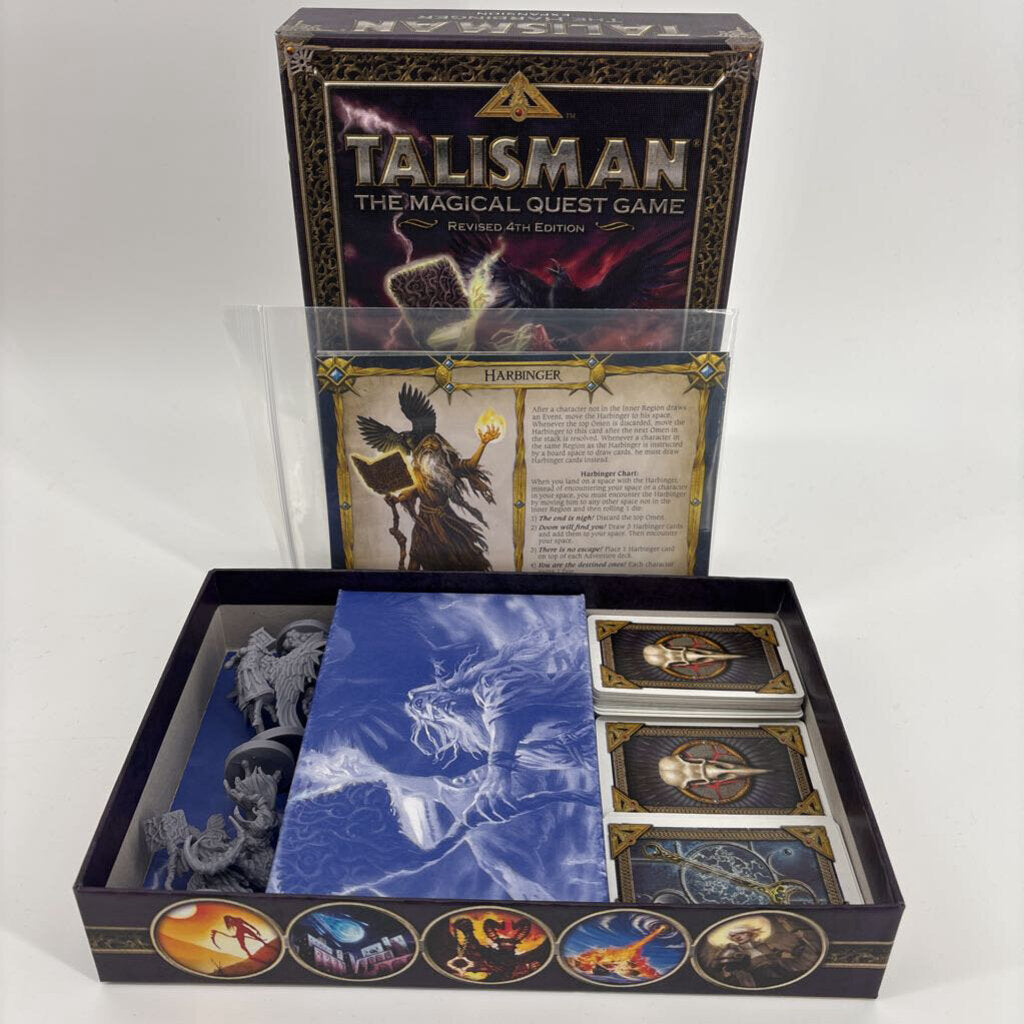 Talisman: The Magical Quest Game. The Harbinger Expansion (All Pieces)