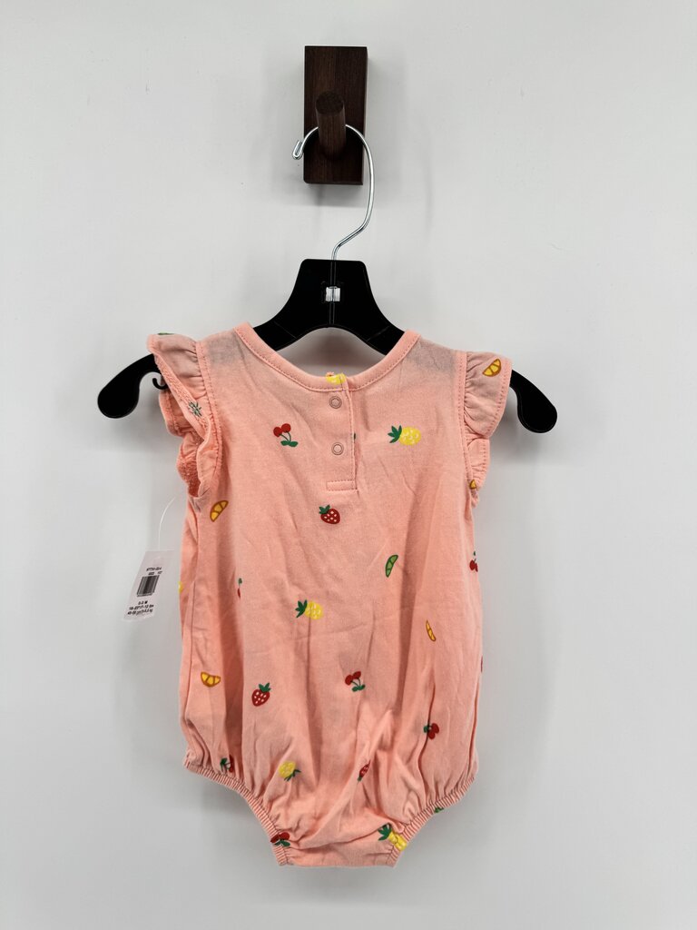 NWT frill sleeves, fruits