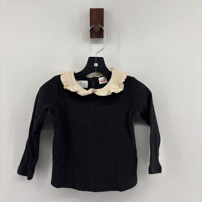 Ribbed with Cream Peter Pan Collar
