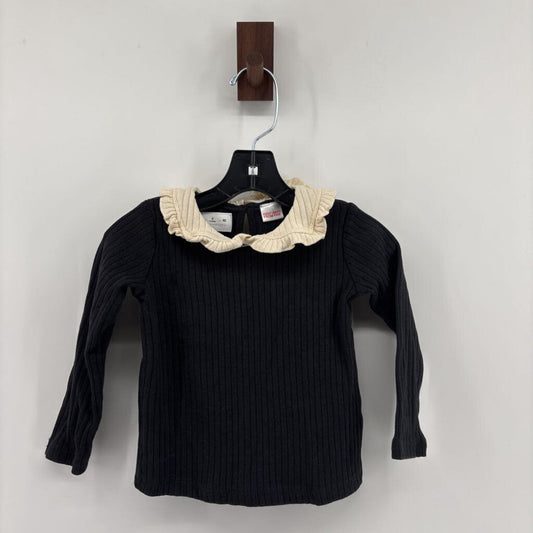 Ribbed with Cream Peter Pan Collar