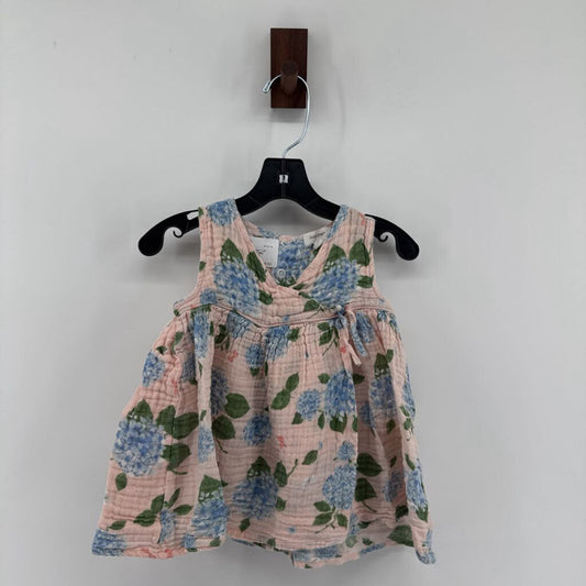 Blue flowers, comes with diaper cover