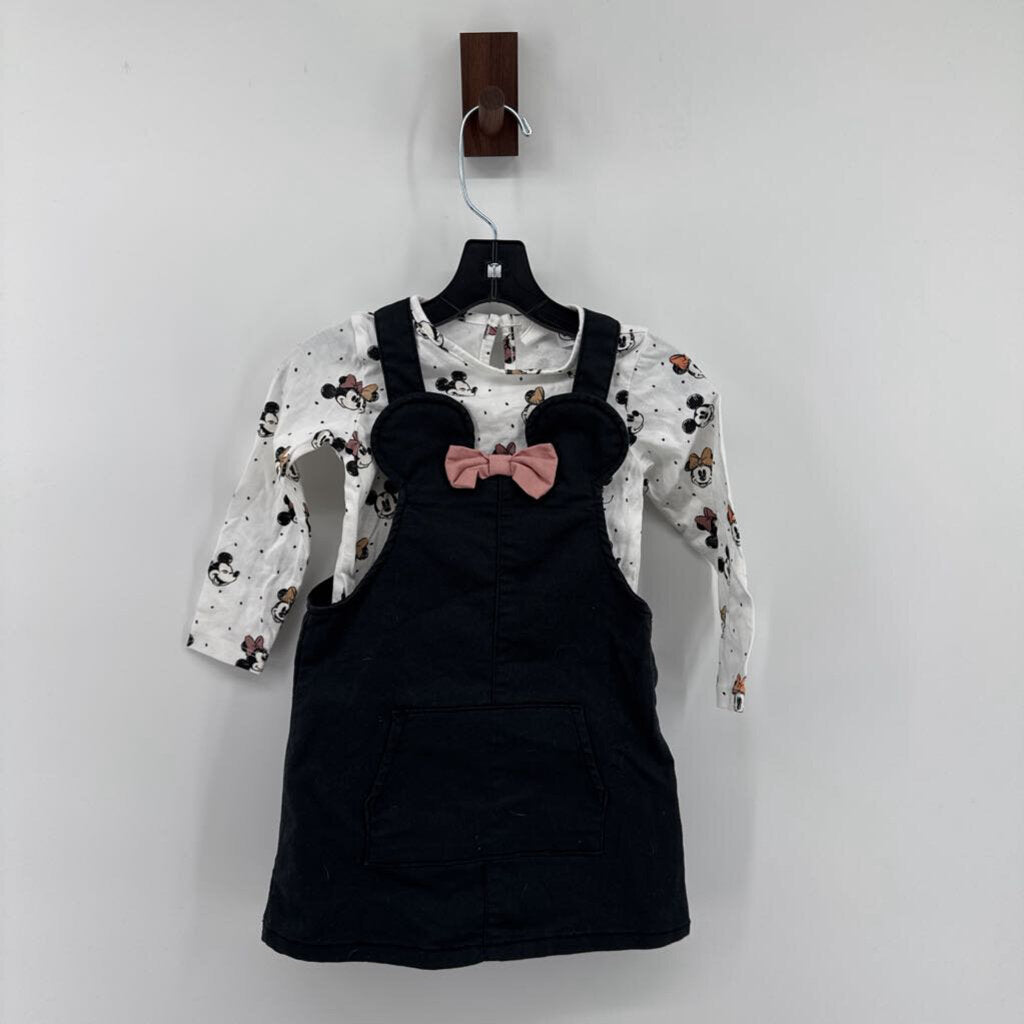 Minnie Mouse Overall Dress&Long Sleeve