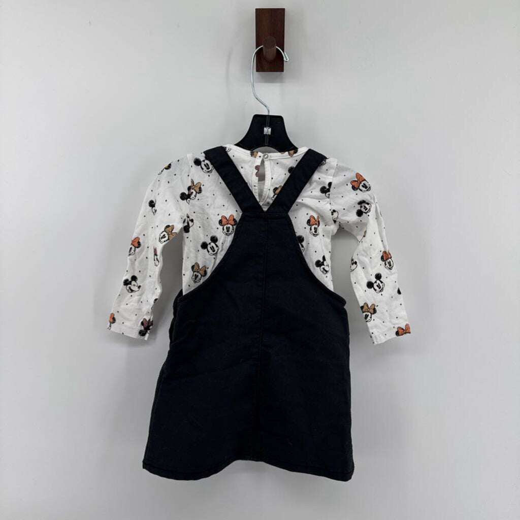 Minnie Mouse Overall Dress&Long Sleeve
