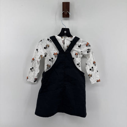 Minnie Mouse Overall Dress&Long Sleeve