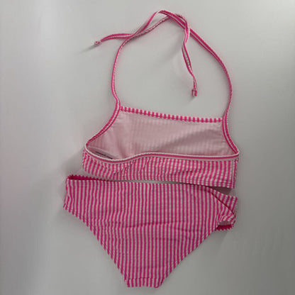 Pink and White Seersucker Bikini