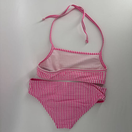 Pink and White Seersucker Bikini
