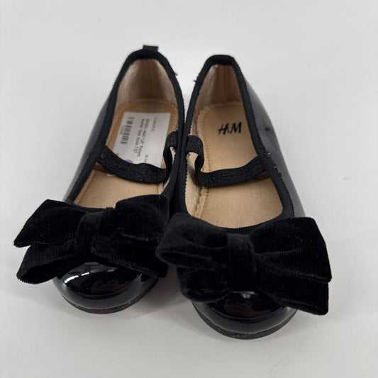 velvet bow, flats