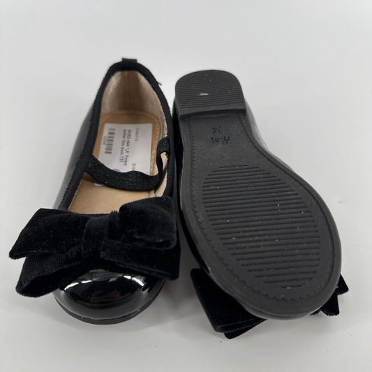 velvet bow, flats