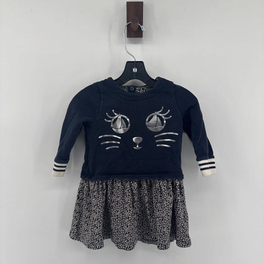 cat face, sweat dress