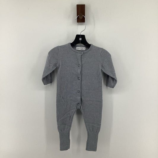 Knit button down romper