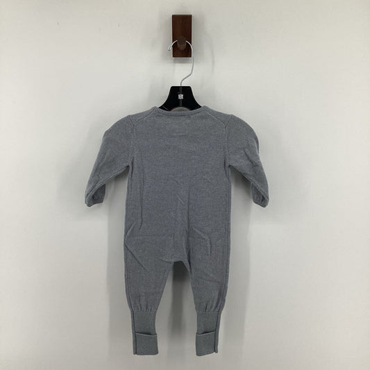 Knit button down romper