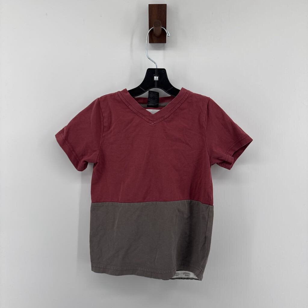 red top, brown bottom