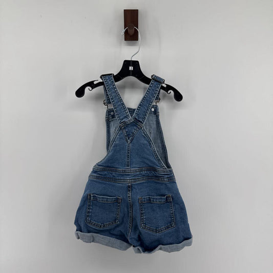 denim overalls w/ heart pocket