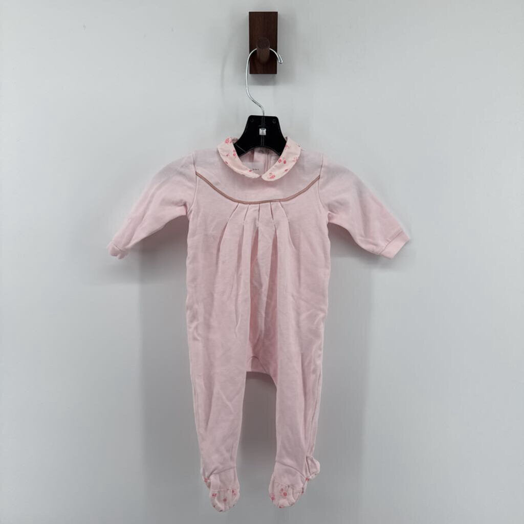 floral Peter Pan collar neck