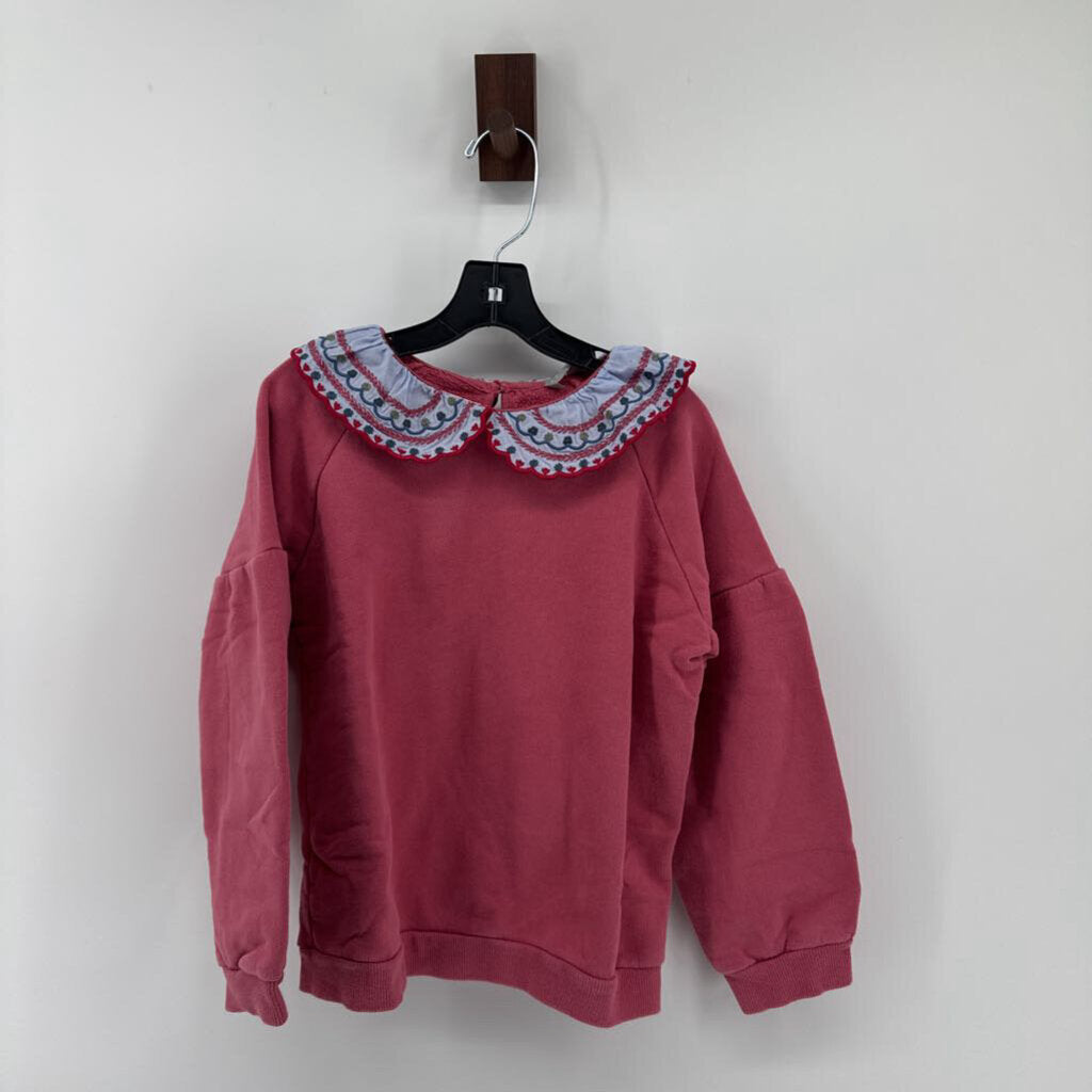 embroidery Peter Pan collar