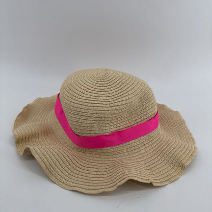 Pink and Orange Flowers With Sun Hat