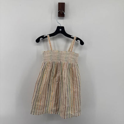 Scrunch Top. Shiny Vertical Stripes