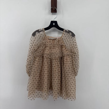 Tulle with Rose Gold Hearts