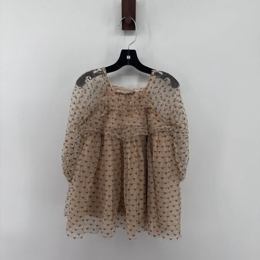 Tulle with Rose Gold Hearts