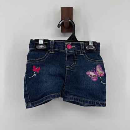 Denim, embroidery butterfly