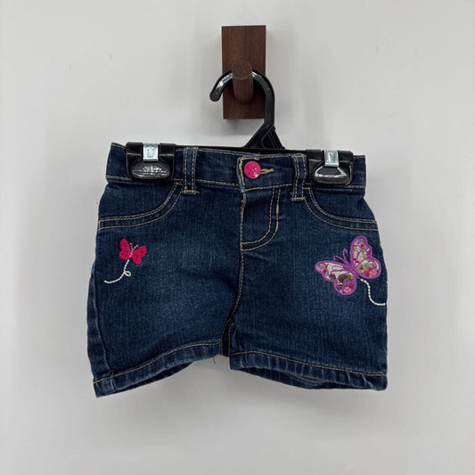 Denim, embroidery butterfly