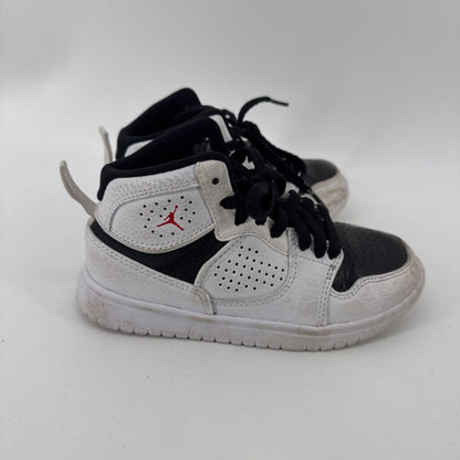 red logo, high top