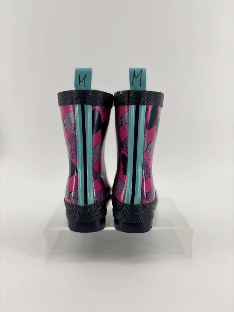 *LR* butterflies, rain boots