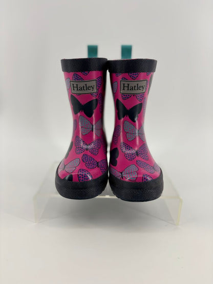 *LR* butterflies, rain boots