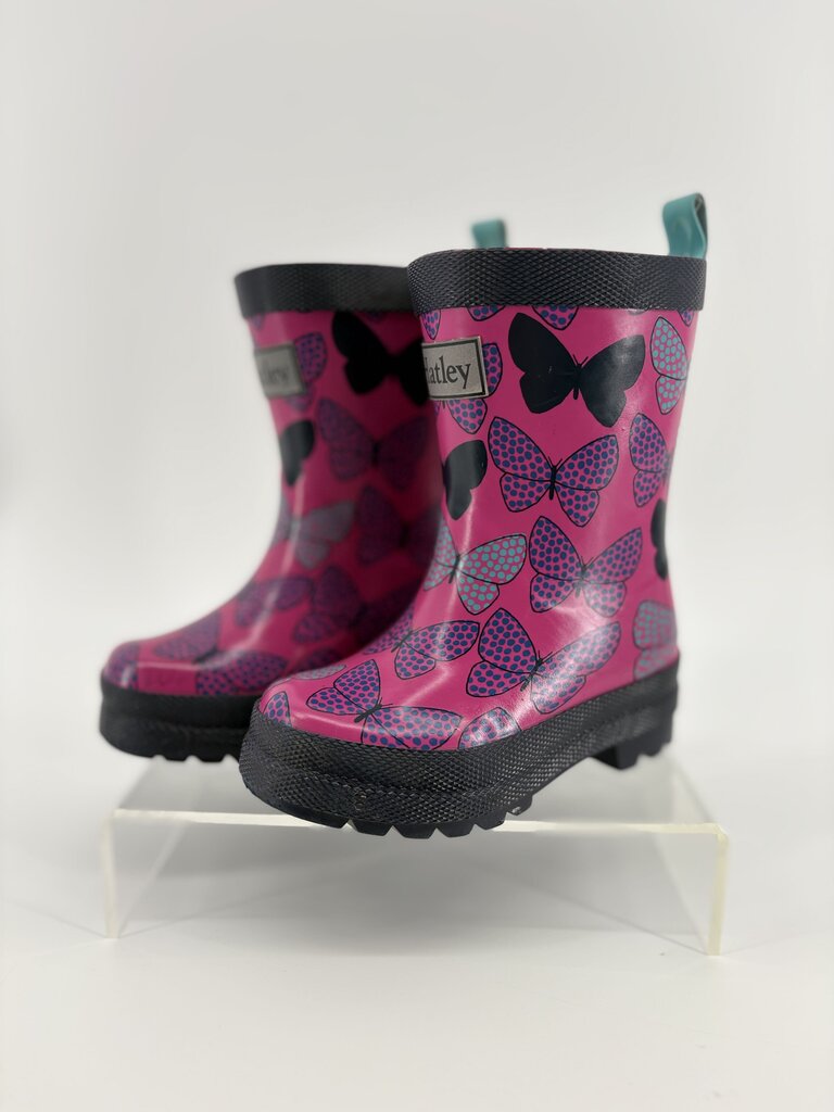 *LR* butterflies, rain boots