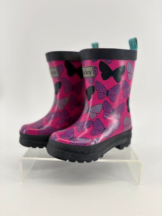 *LR* butterflies, rain boots