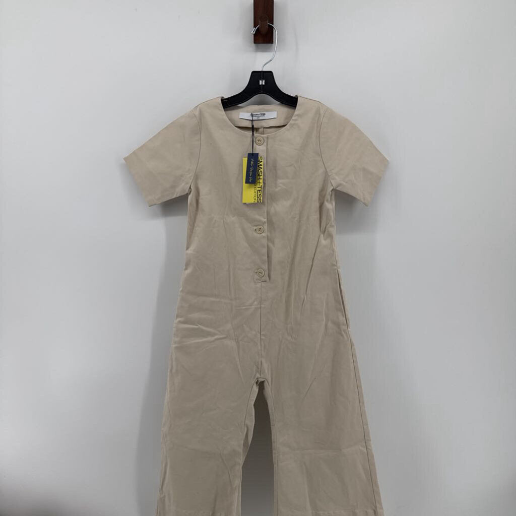 Tags on, wide leg romper