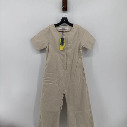 Tags on, wide leg romper