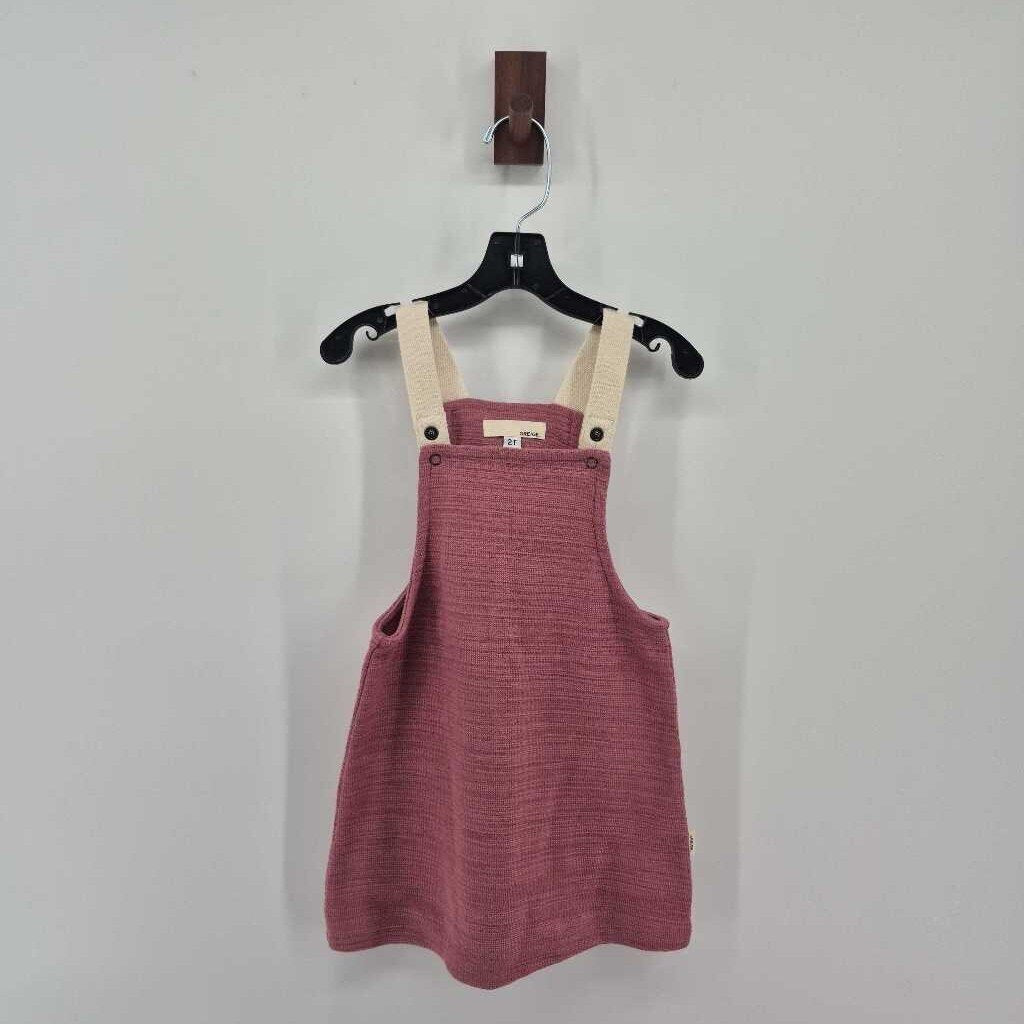 Knit overall dress