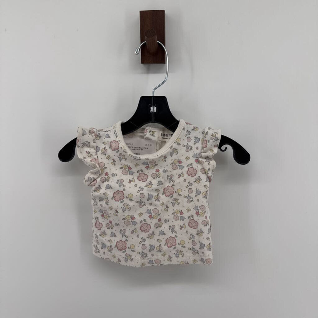 Floral top, overall