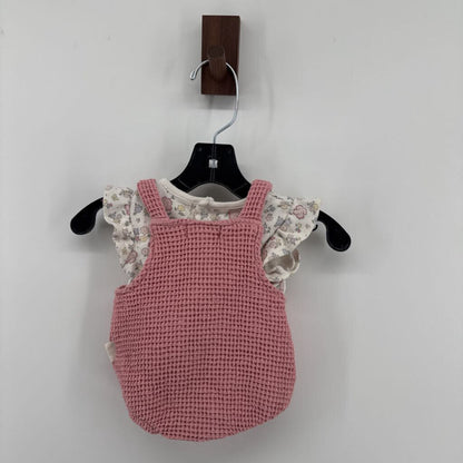 Floral top, overall