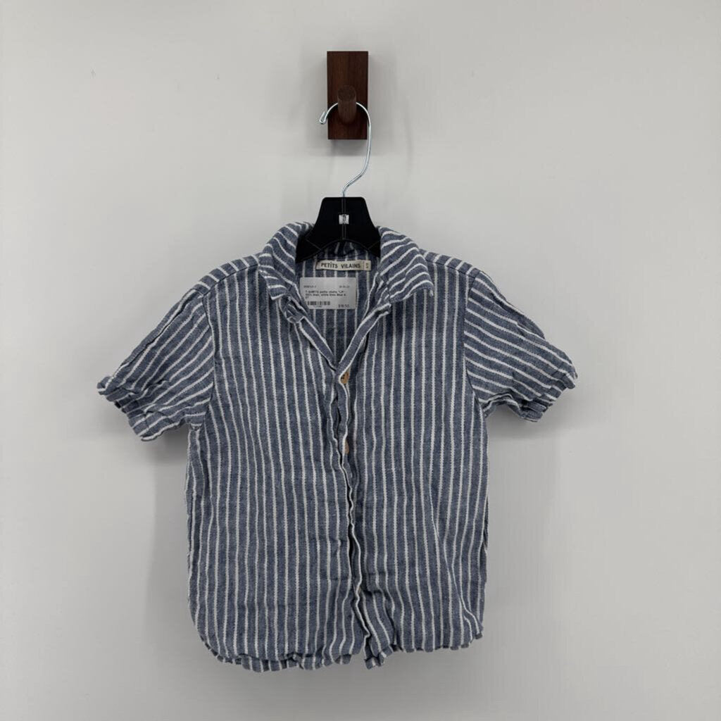 100% linen, white lines