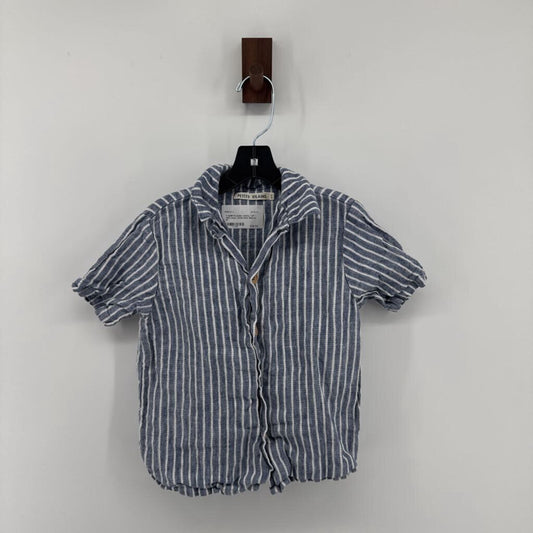 100% linen, white lines