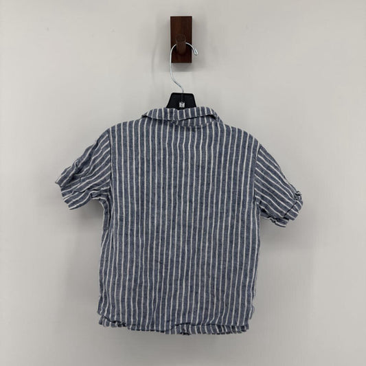 100% linen, white lines