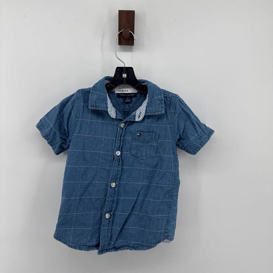 NWT plaid button down & cargo shorts