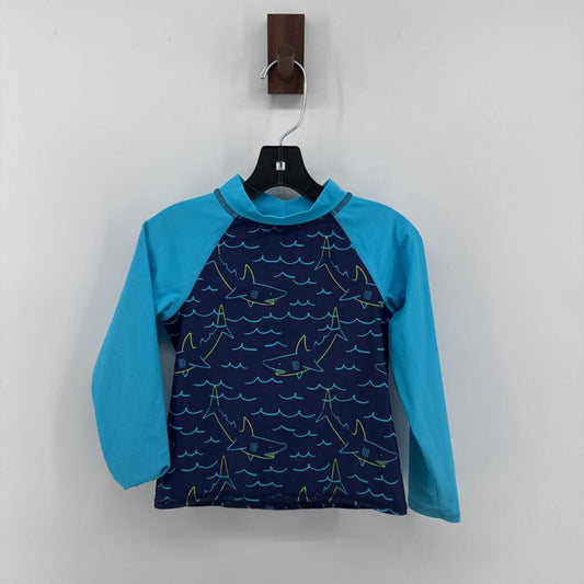 rash guard & shorts swimwear set