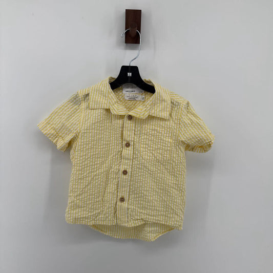 seersucker button down t-shirt