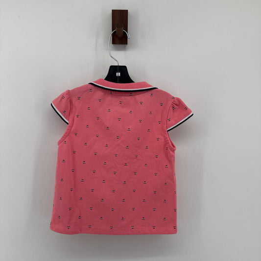 Heart pattern polo & skirt