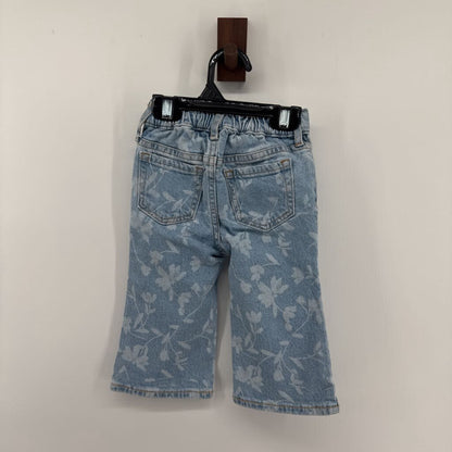 flower pattern denim