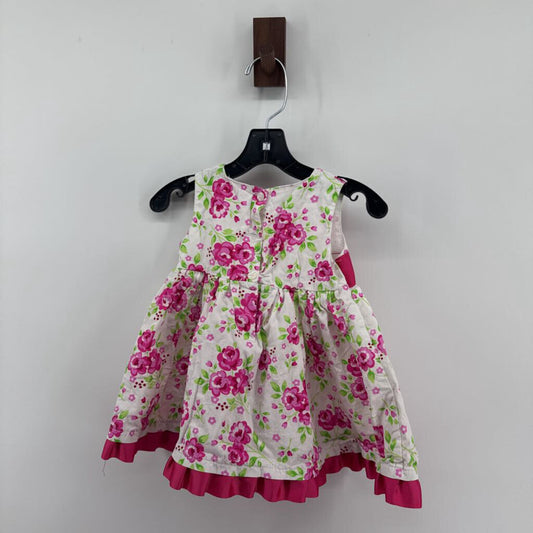 Floral dress, bloomers & hat set